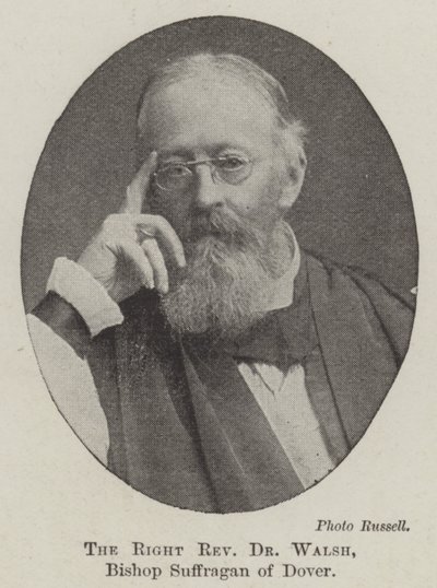 Sağ Muhterem Dr Walsh, Dover Piskoposu Suffragan by English Photographer