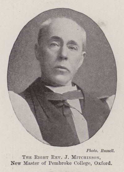 Sağ Muhterem J Mitchinson, Pembroke Koleji