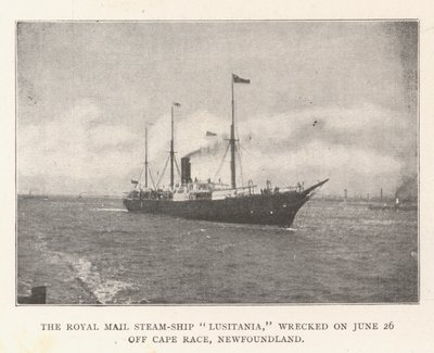 Royal Mail Steamship Lusitania, 26 Haziran