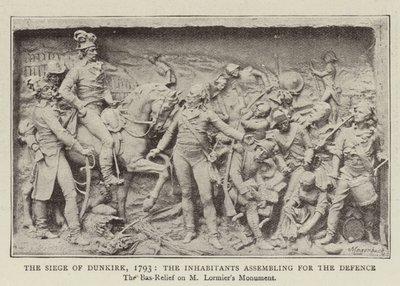 Dunkirk Kuşatması, 1793, Sakinler Savunma için toplanıyor by English Photographer