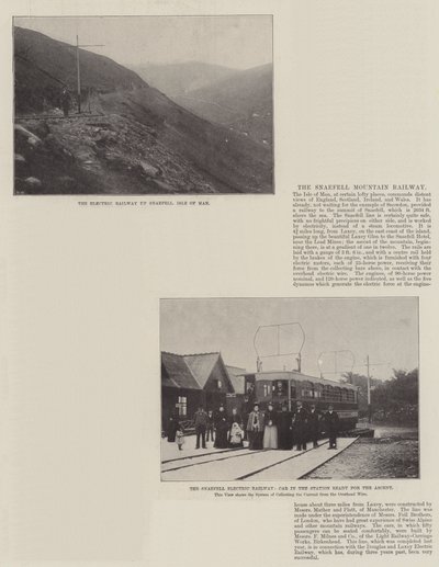 Snaefell Dağı Demiryolu by English Photographer