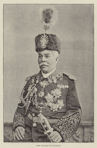 Johor Sultanı by English Photographer