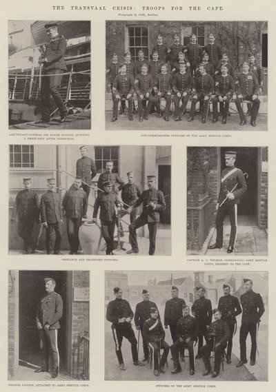 Transvaal Krizi, Cape İçin Birlikler by English Photographer