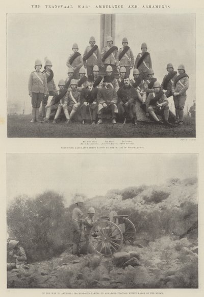 Transvaal Savaşı, Ambulans ve Silahlanma by English Photographer