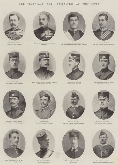 Transvaal Savaşı, Cephede Kayıplar by English Photographer