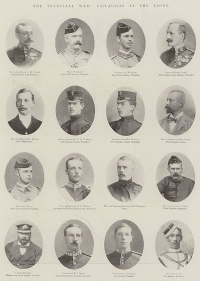 Transvaal Savaşı, Cephede Kayıplar by English Photographer