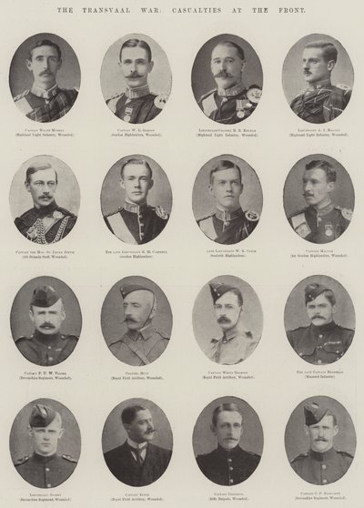 Transvaal Savaşı, Cephede Kayıplar by English Photographer