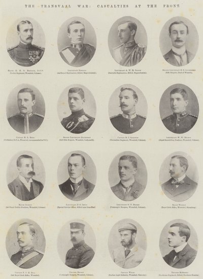 Transvaal Savaşı, Cephede Kayıplar by English Photographer