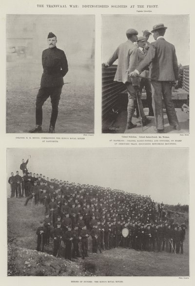 Transvaal Savaşı, Önde Seçkin Askerler by English Photographer