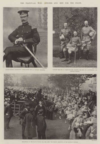 Transvaal Savaşı, Subaylar ve Cephe İçin Adamlar by English Photographer