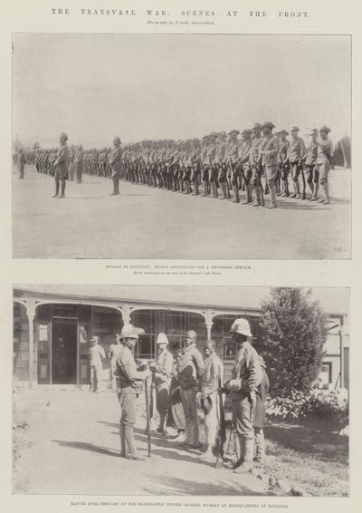 Transvaal Savaşı, Cephedeki Sahneler by English Photographer
