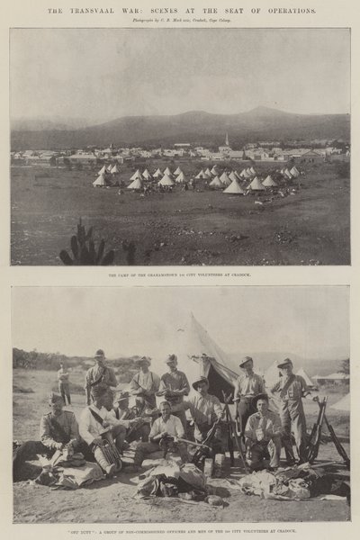 Transvaal Savaşı, Operasyon Koltuğundaki Sahneler by English Photographer