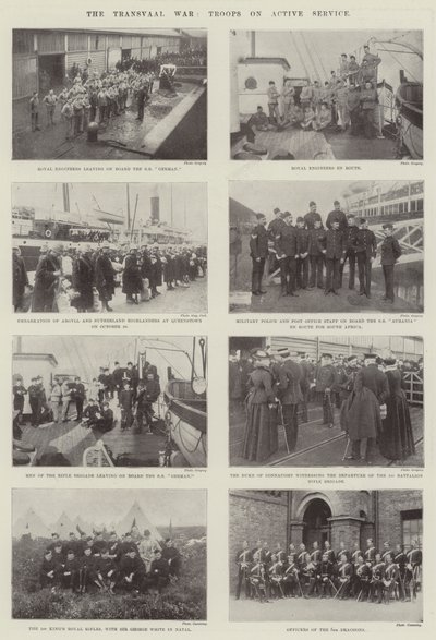Transvaal Savaşı, Aktif Hizmette Birlikler by English Photographer