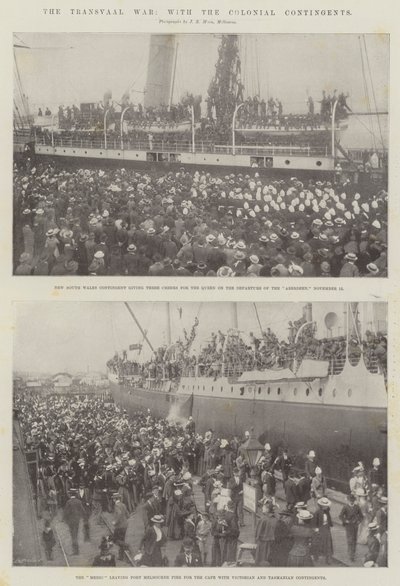 Koloni Birlikleri ile Transvaal Savaşı, by English Photographer