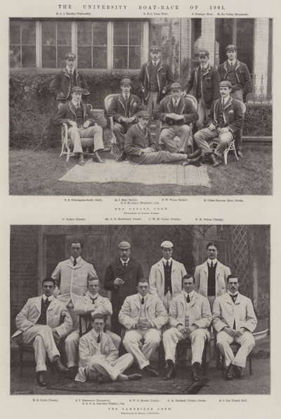 1901 Üniversite Tekne Yarışı by English Photographer