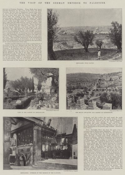 Alman İmparatorunun Filistin Ziyareti by English Photographer