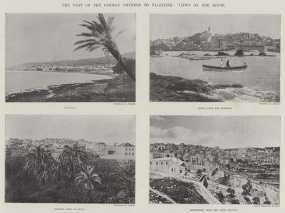 Alman İmparatorunun Filistin Ziyareti, Güzergah Üzerinden Görünümler by English Photographer