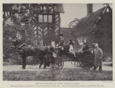 Galler Prensi ve Prensesinin Wantage Ziyareti by English Photographer