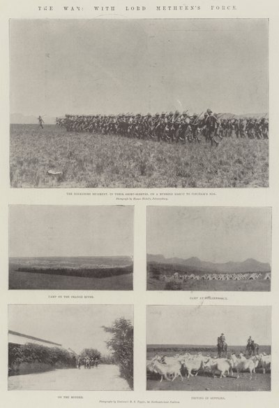 Lord Methuens Kuvvetleri ile Savaş by English Photographer
