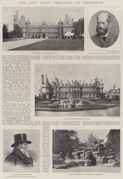 Merhum Baron Ferdinand de Rothschild by English Photographer
