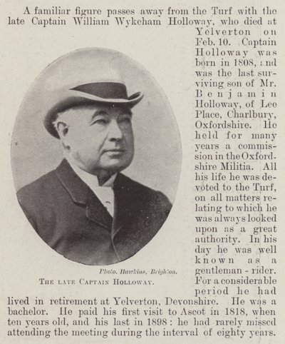 Geç Kaptan Holloway by English Photographer