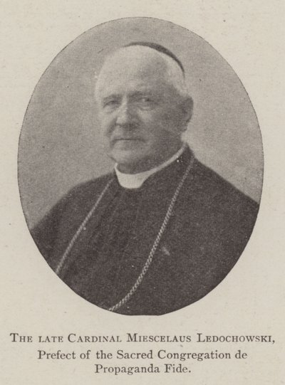 Merhum Kardinal Miescelaus Ledochowski, Kutsal Propaganda Fide Cemaati Valisi by English Photographer