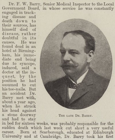Merhum Dr Barry by English Photographer
