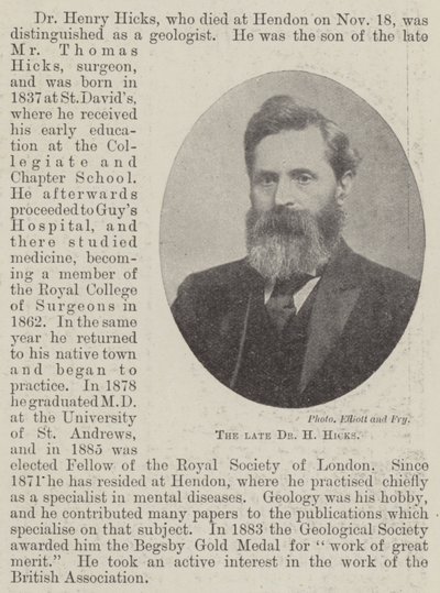 Rahmetli Dr H Hicks by English Photographer