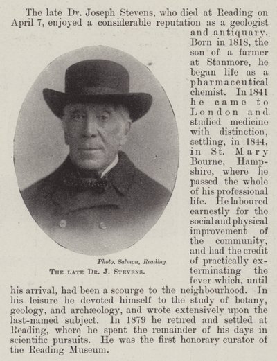 Merhum Dr J Stevens by English Photographer