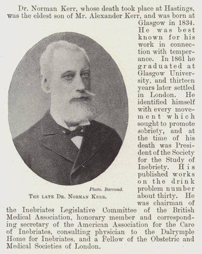 Merhum Dr Norman Kerr by English Photographer