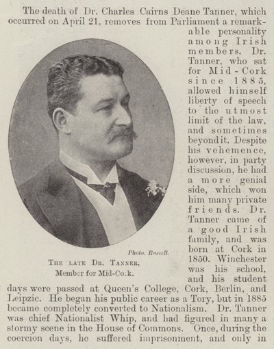 Merhum Dr Tanner, Mid-Cork Üyesi by English Photographer