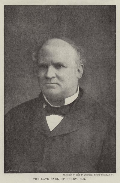 Derby geç Earl, KG by English Photographer