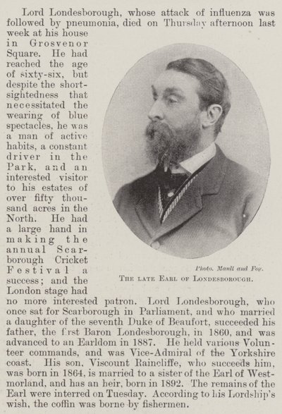 Geç Londesborough Kontu by English Photographer