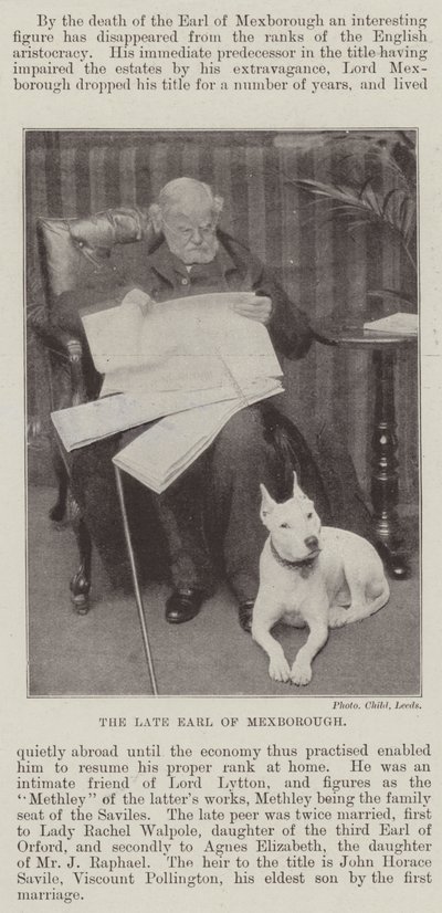 Mexborough geç Earl by English Photographer