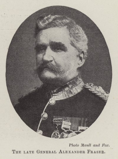 Merhum General Alexander Fraser by English Photographer