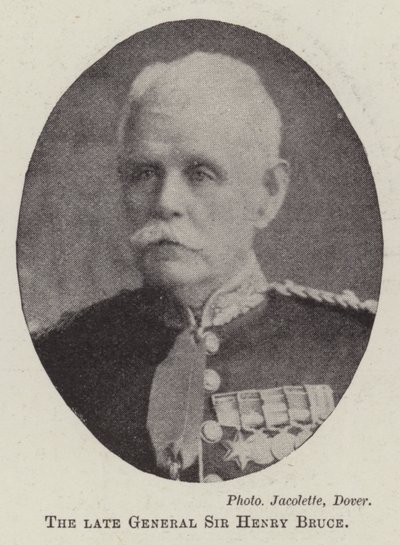 Merhum General Sir Henry Bruce by English Photographer