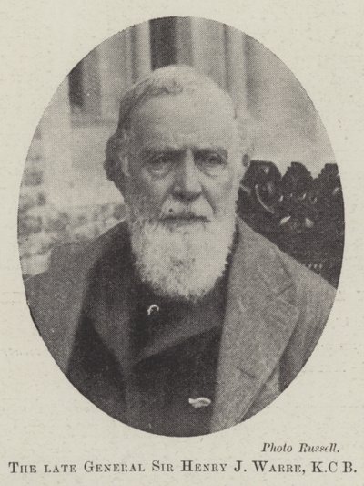Merhum General Sir Henry J Warre, KCB by English Photographer