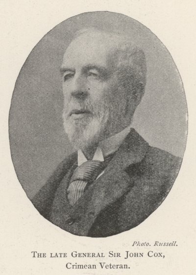 Rahmetli General Sir John Cox, Kırım Gazisi by English Photographer