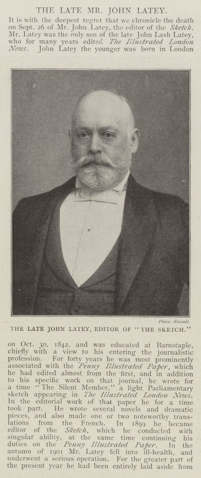 Rahmetli John Latey, The Sketch