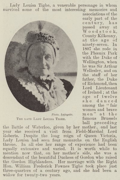 Merhum Leydi Louisa Tighe by English Photographer