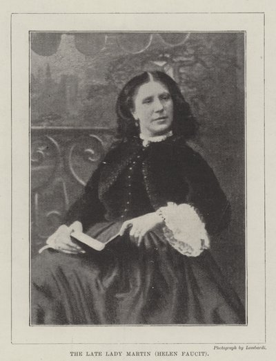 Merhum Lady Martin (Helen Faucet) by English Photographer