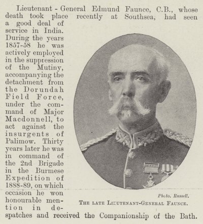 Rahmetli Korgeneral Faunce by English Photographer