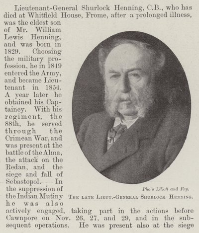 Rahmetli Korgeneral Shurlock Henning by English Photographer