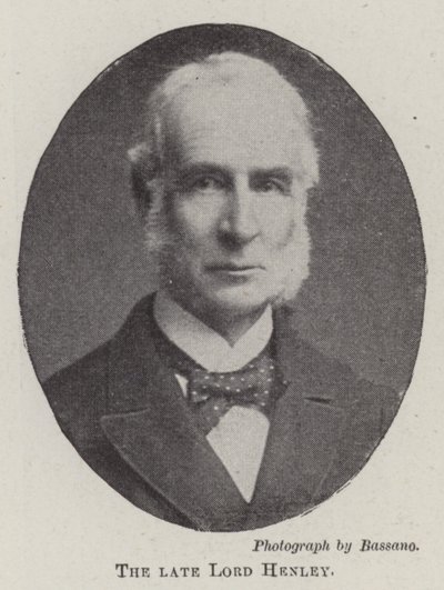 Merhum Lord Henley by English Photographer