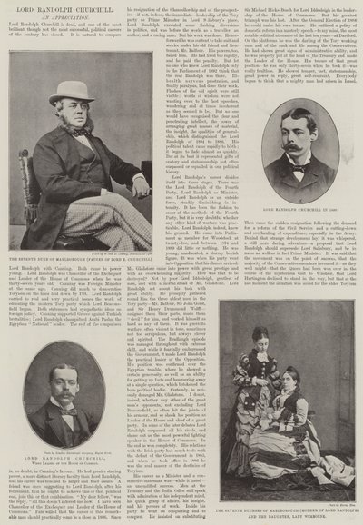Merhum Lord Randolph Churchill by English Photographer