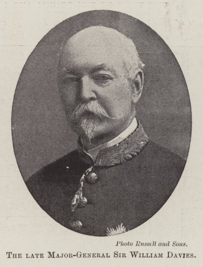 Merhum Tümgeneral Sir William Davies by English Photographer