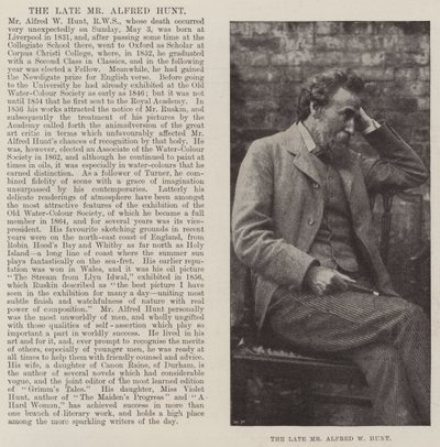 Merhum Bay Alfred W Hunt by English Photographer