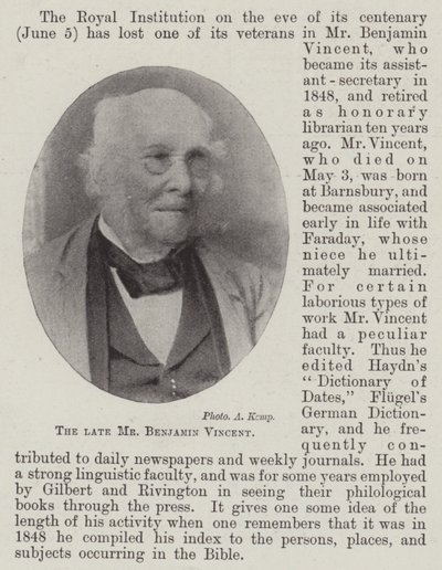 Merhum Bay Benjamin Vincent by English Photographer