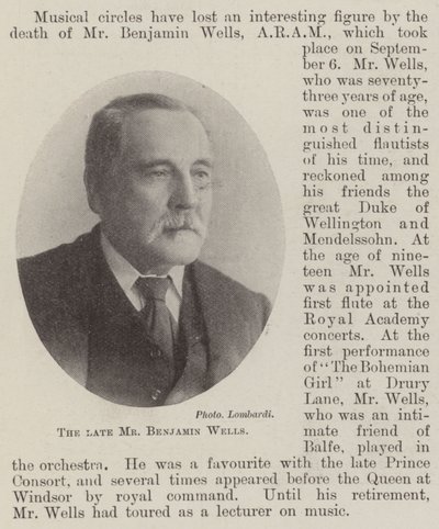 Merhum Bay Benjamin Wells by English Photographer