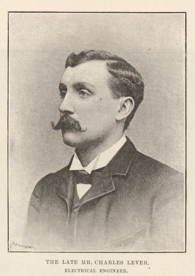 Merhum Bay Charles Lever, Elektrik Mühendisi by English Photographer